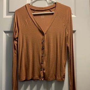 Tan cardigan